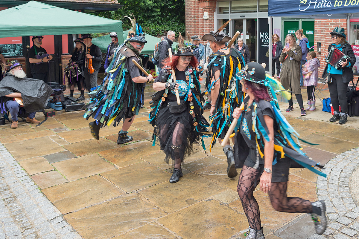 GBGW 2026 The Big Celebration. Dorking Day of Dance Morris Dancing in St Martins Walk