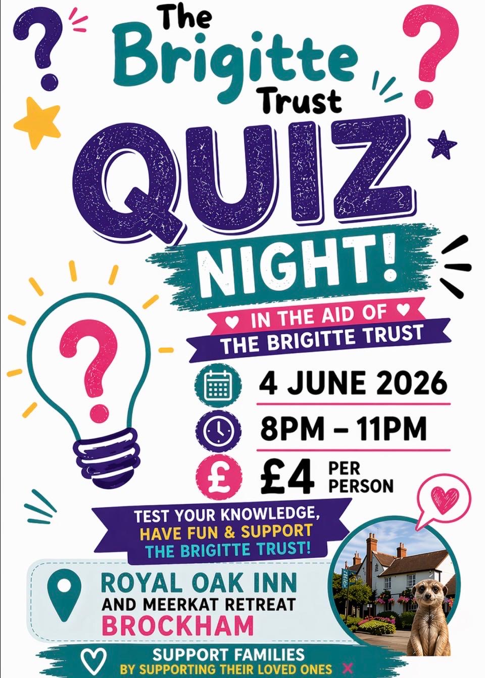 Brigitte Trust Quiz Night