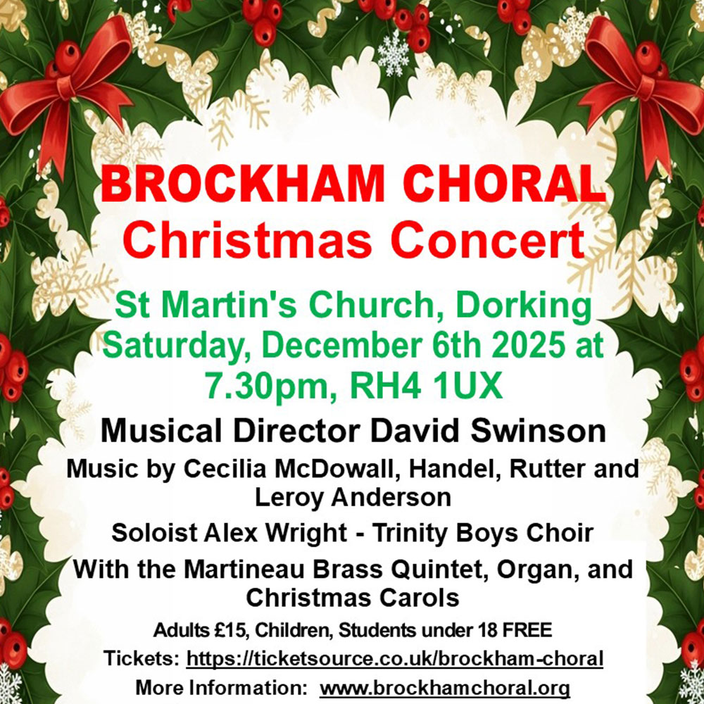 BROCKHAM CHORAL • Christmas Concert
