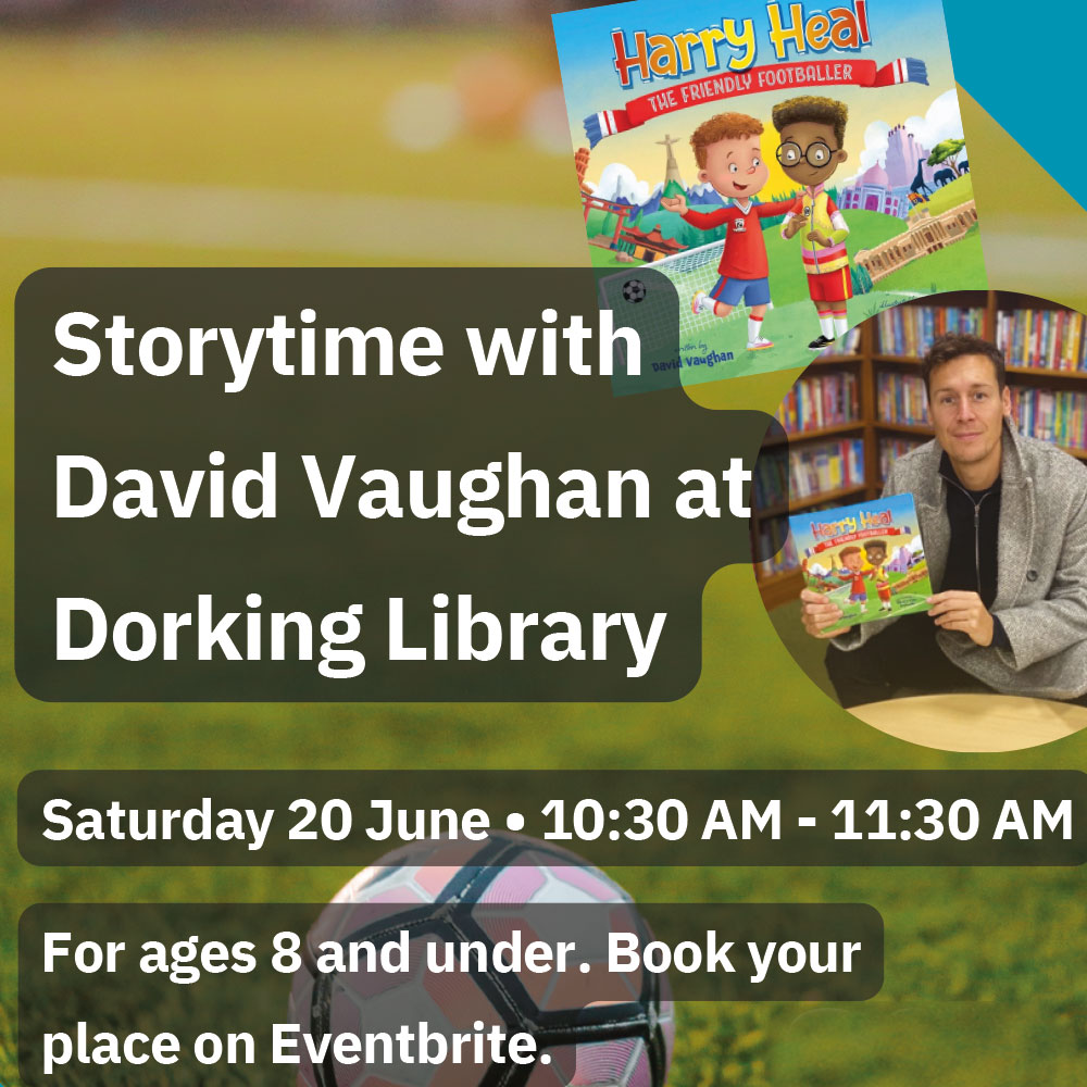 Storytime with David Vaughan at Dorking Library