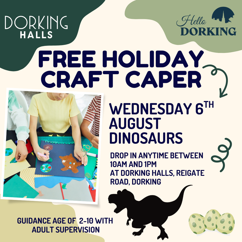 Hello Dorking • Free Dinosaur Craft Caper