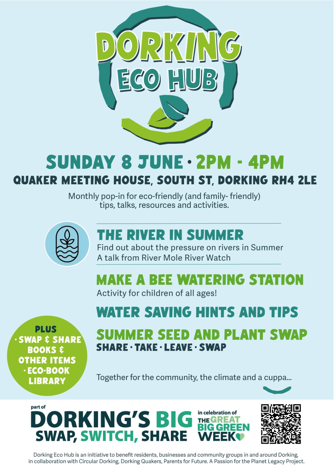 Eco Hub Poster art of Big Green Week