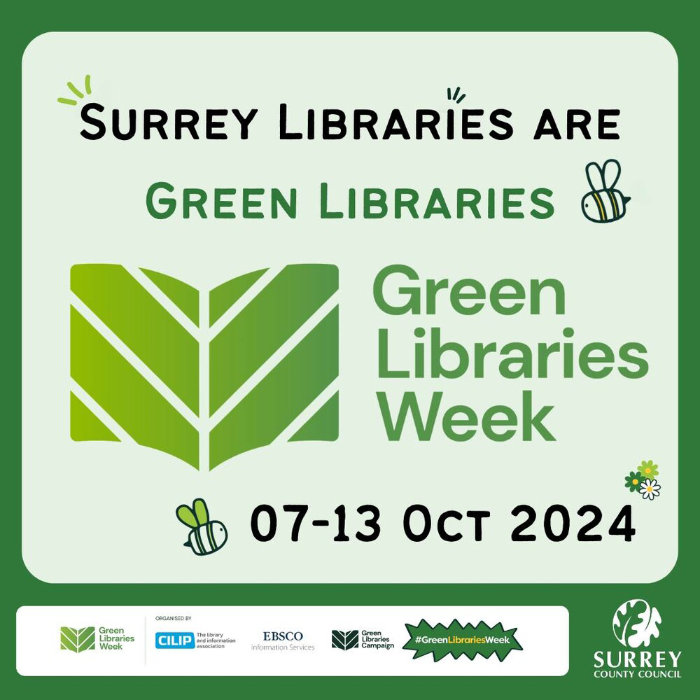 Dorking Library celebrating Green Libraries Week