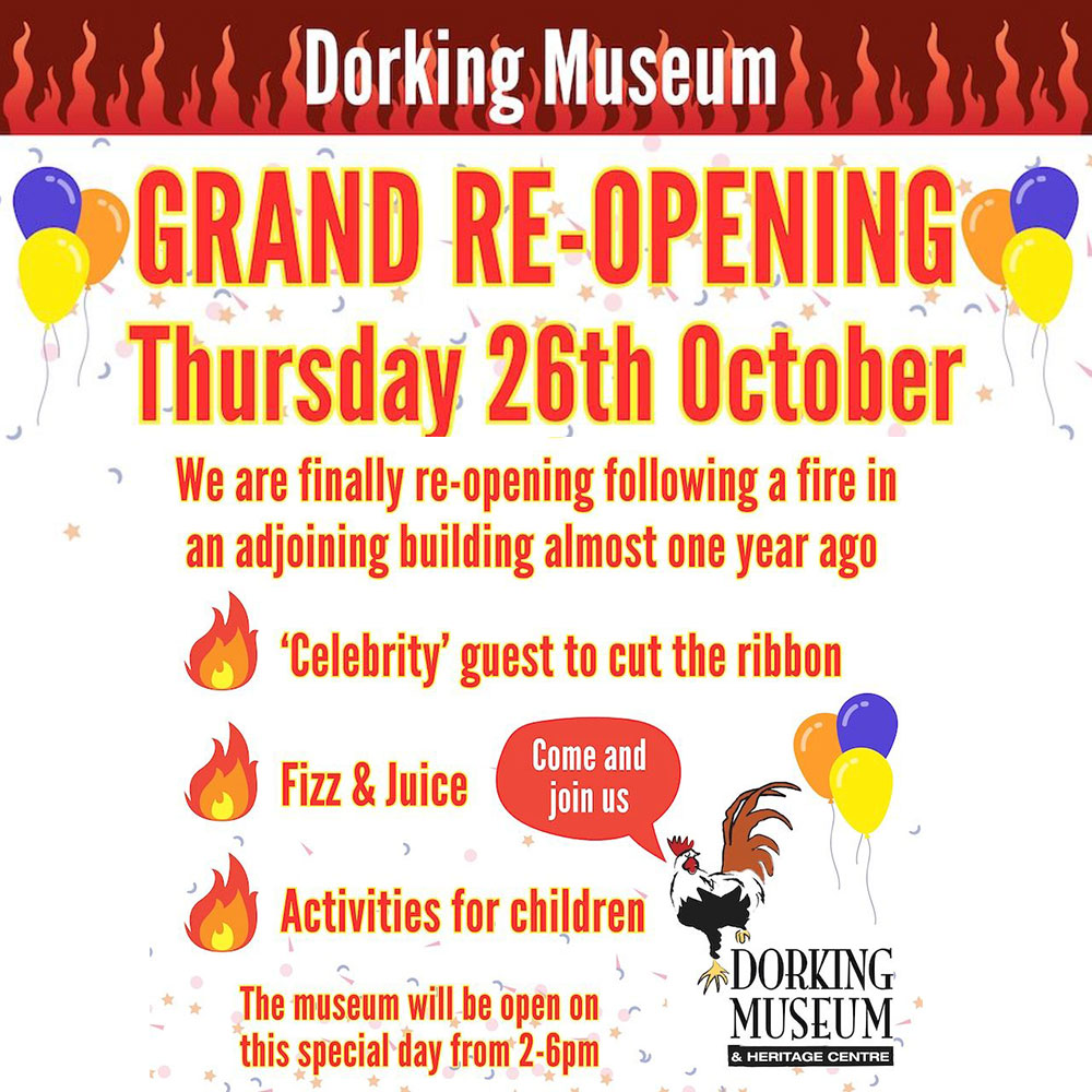 Dorking Museum – Grand Re-opening