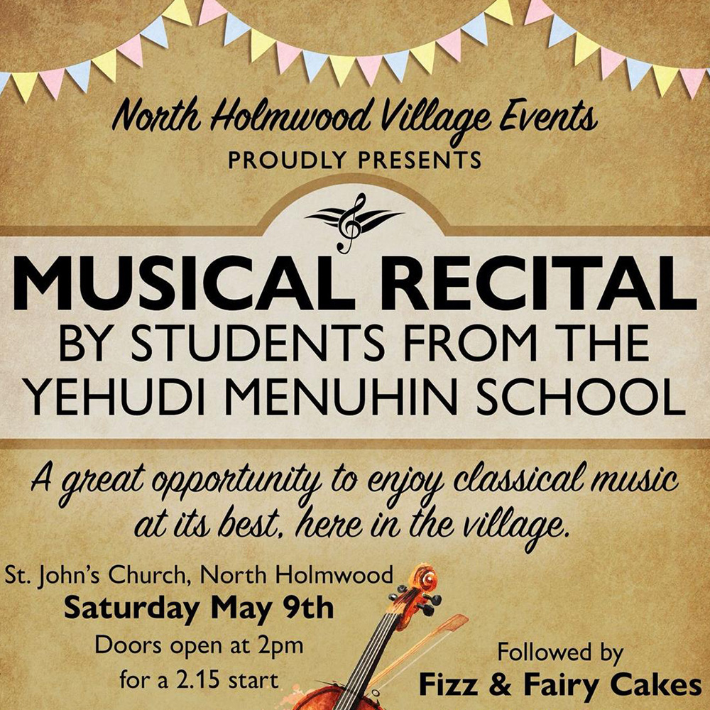 North Holmwood Village Events • Musical Recital