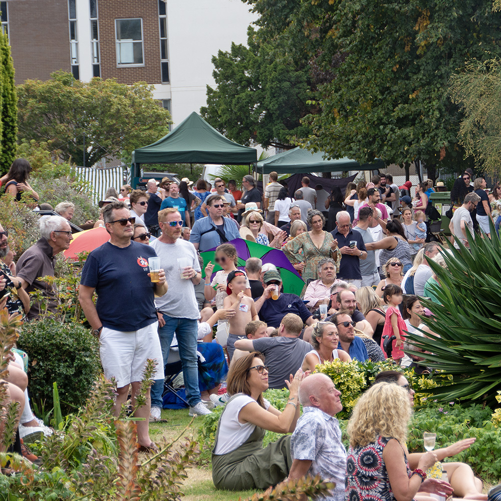 Audience in the Music Area at Pippfest 2024