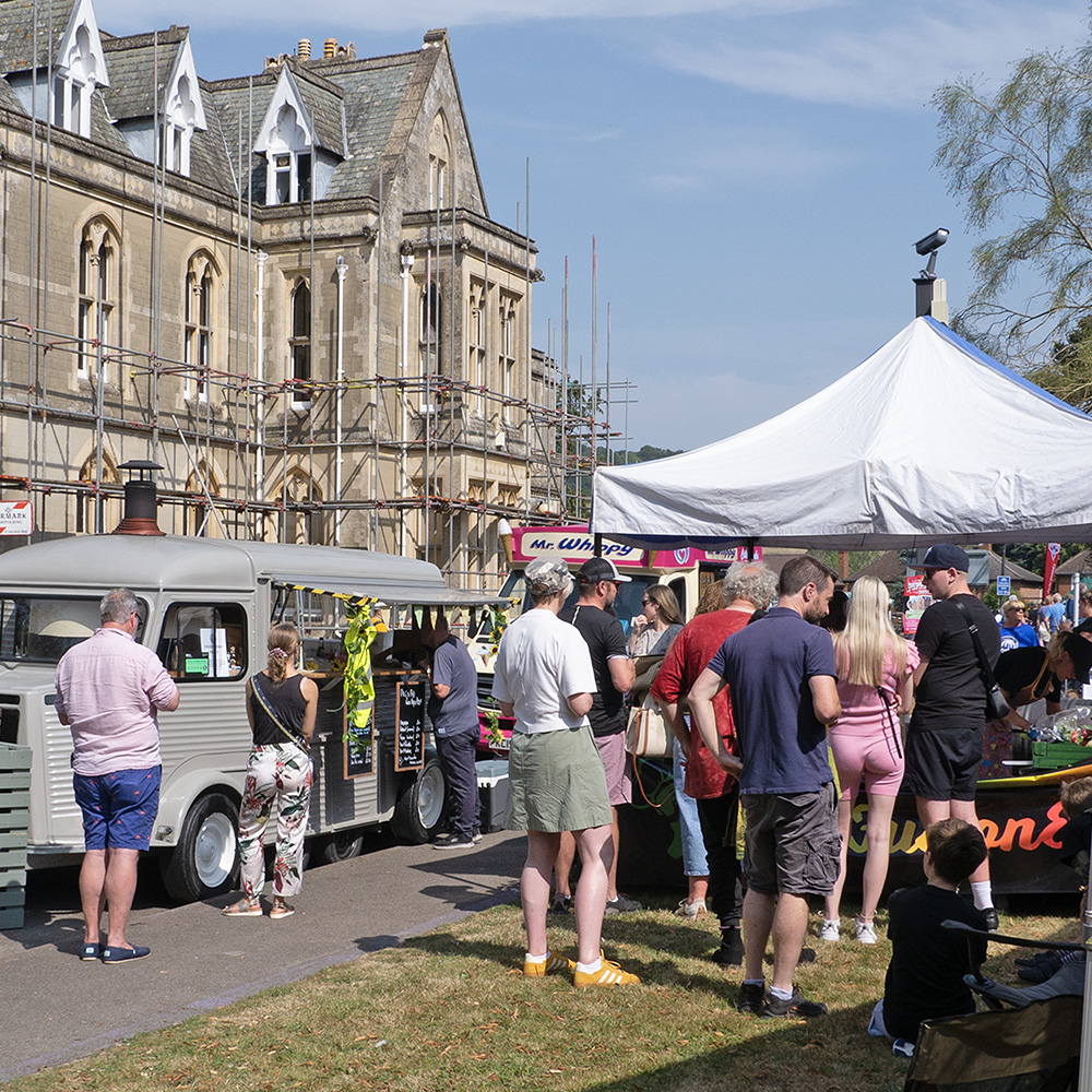 Food Area at Pippfest 2024