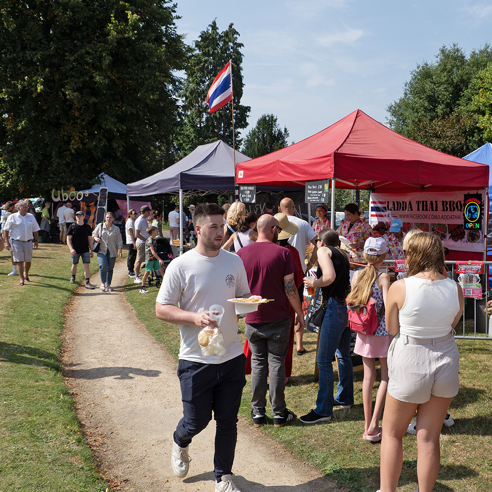 Food stalls at Pippfest 2024