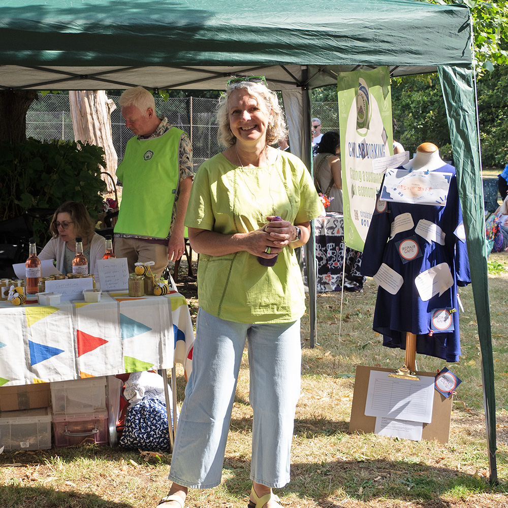 Repair Café on Circular Dorking stall at Pippfest 2024