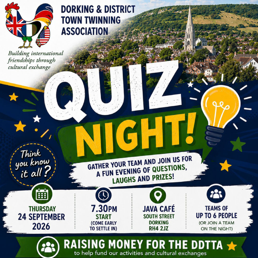 Dorking Town Twinning Quiz Night