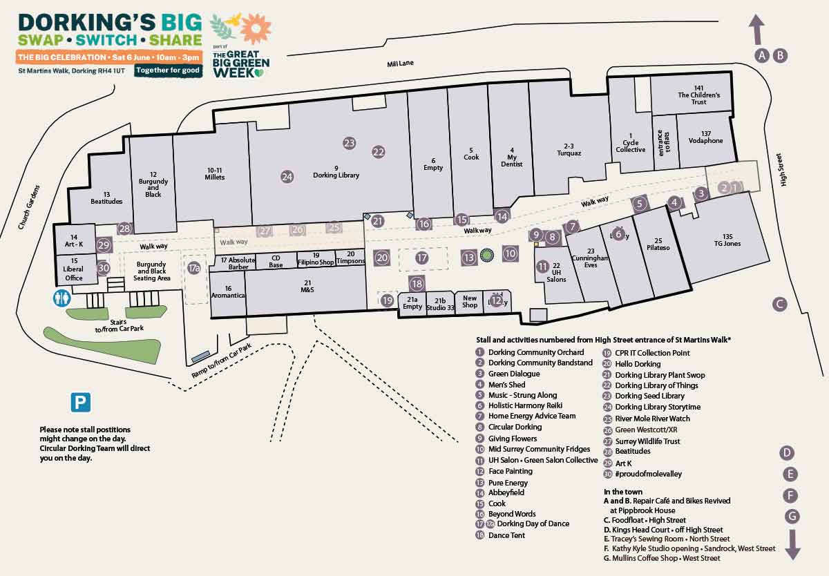 St Martins Walk Event Map 2026 low resolution