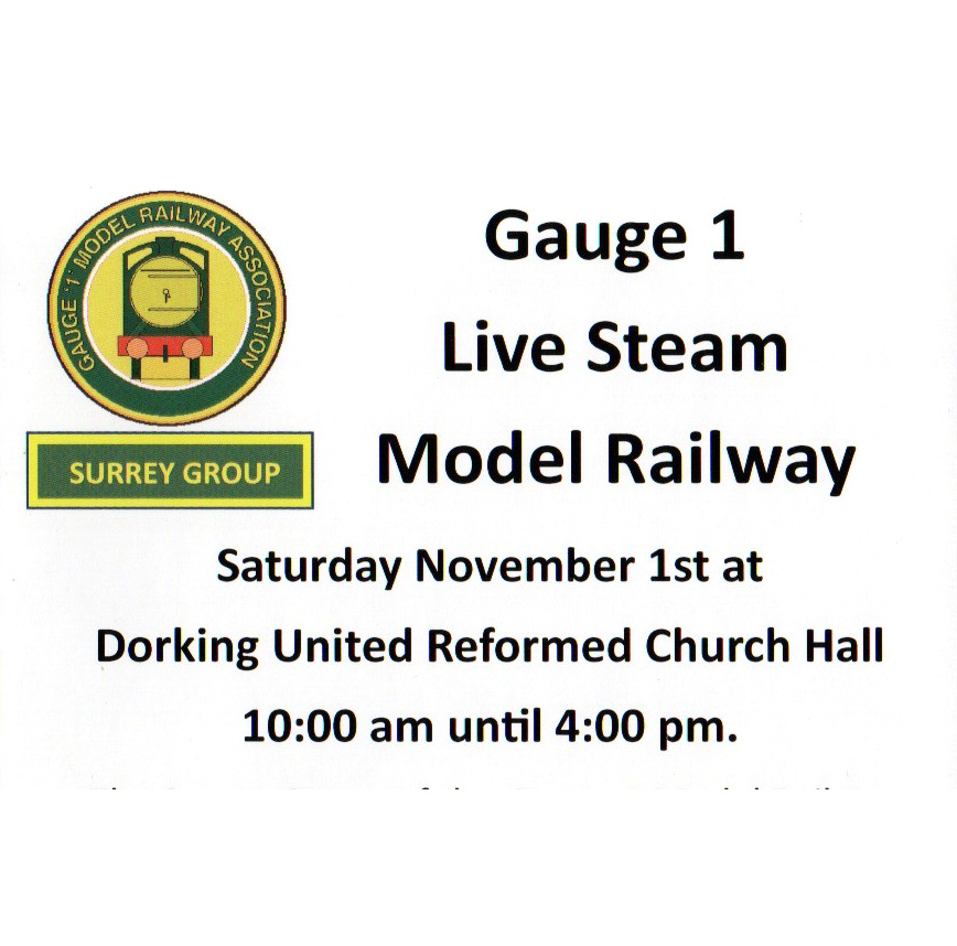 Surrey Model Railway Association • Gauge 1 Live Steam Model Railway