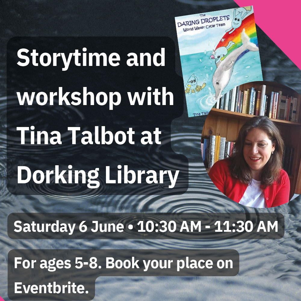 Storytime and workshop with Tina Talbot at Dorking Library 