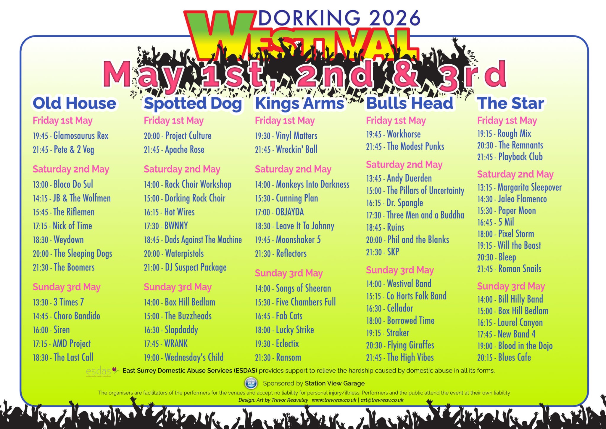Westival Line up 2026